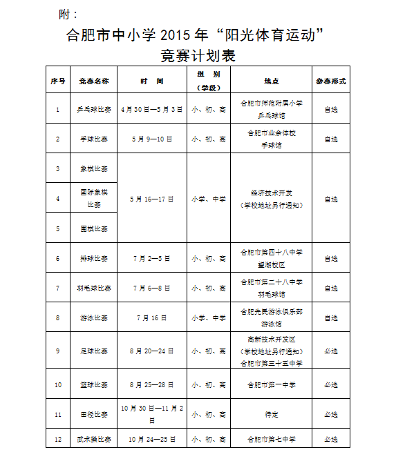 合肥市中小学生比赛